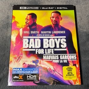 BAD BOYS for life, 4K Ultra HD + Blu-Ray + Digital. NEW still sealed!